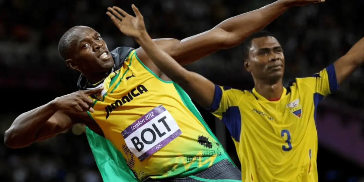 Usain Bolt trató de frenar a Iván hurtado