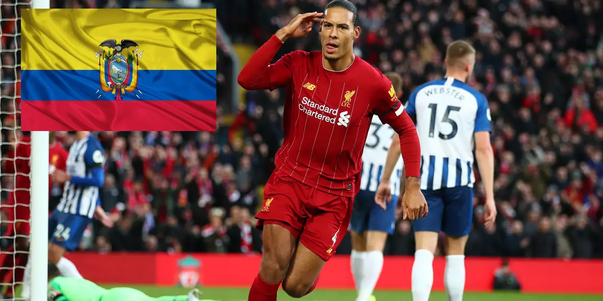 Van Dijk conoce a este jugador ecuatoriano y se verá las caras en el Mundial de Qatar