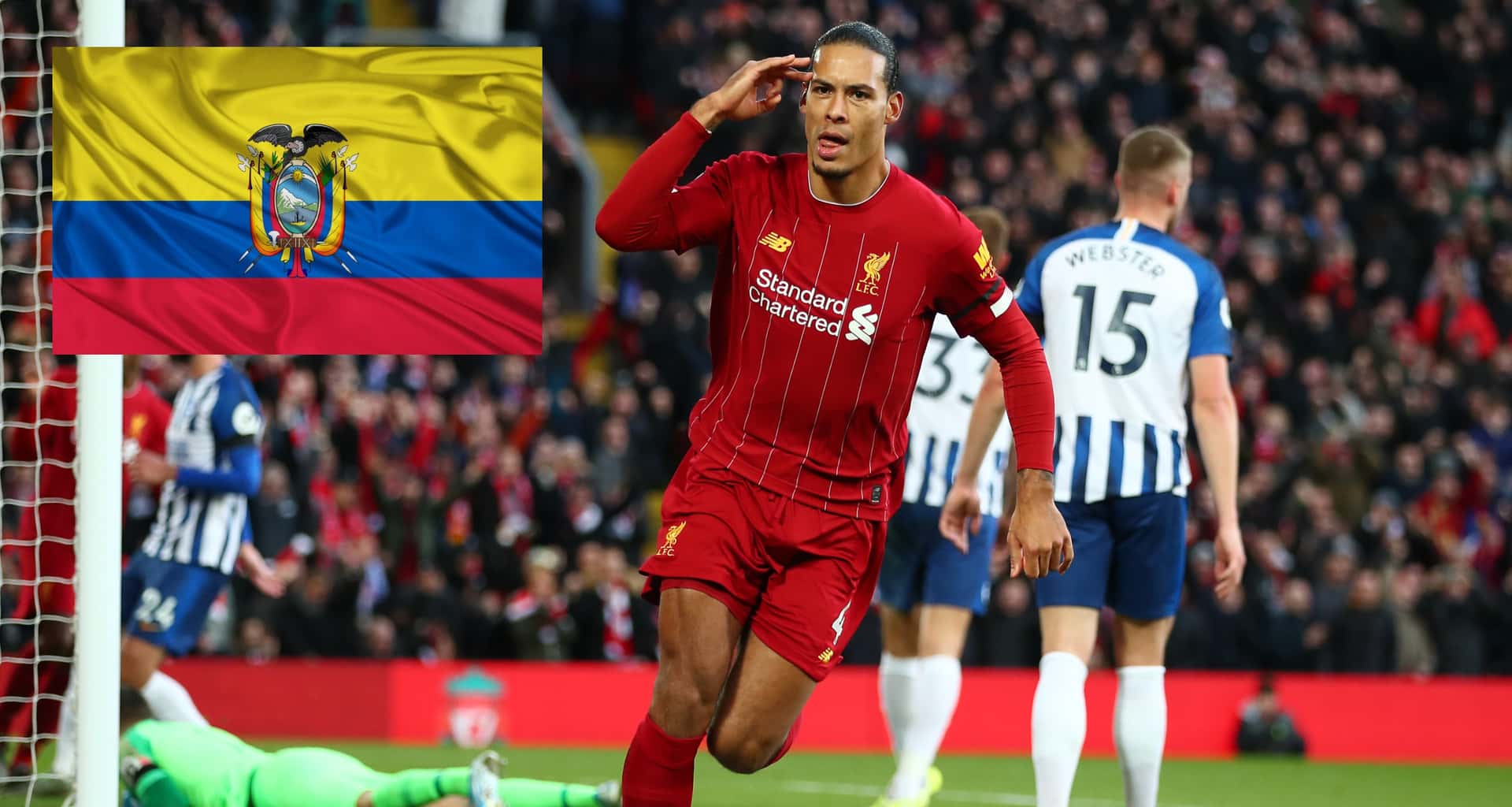 Van Dijk conoce a este jugador ecuatoriano y se verá las caras en el Mundial de Qatar