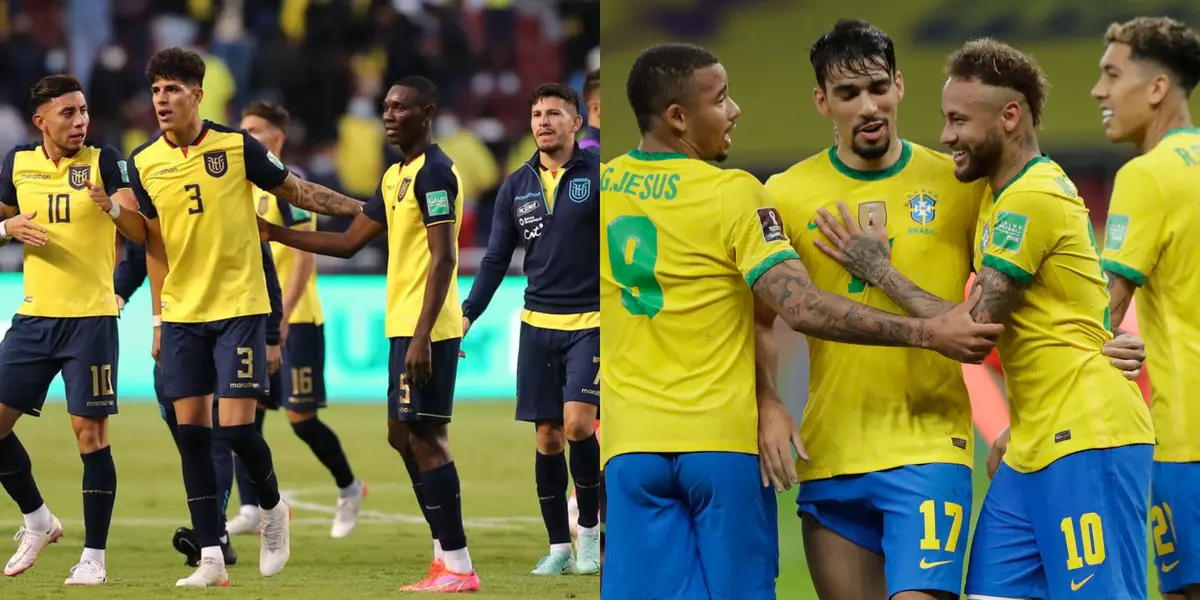 Van llegando los jugadores de Brasil para medirse a Ecuador en el Rodrigo Paz y no pasó desapercibido lo que hizo Tite y compañía
