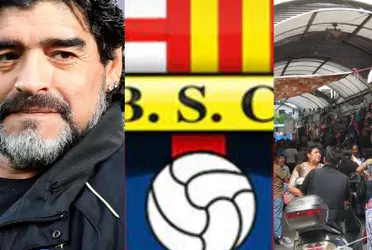 Vinicio Angulo confesó que vendió ropa en la Bahía, llegó a jugar en Barcelona y fue dirigido por Maradona.