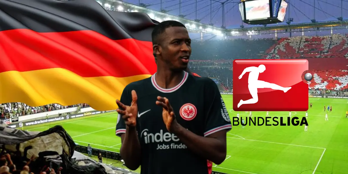 Vuelven los elogios por el partidazo de William Pacho con el Eintracht Frankfurt
