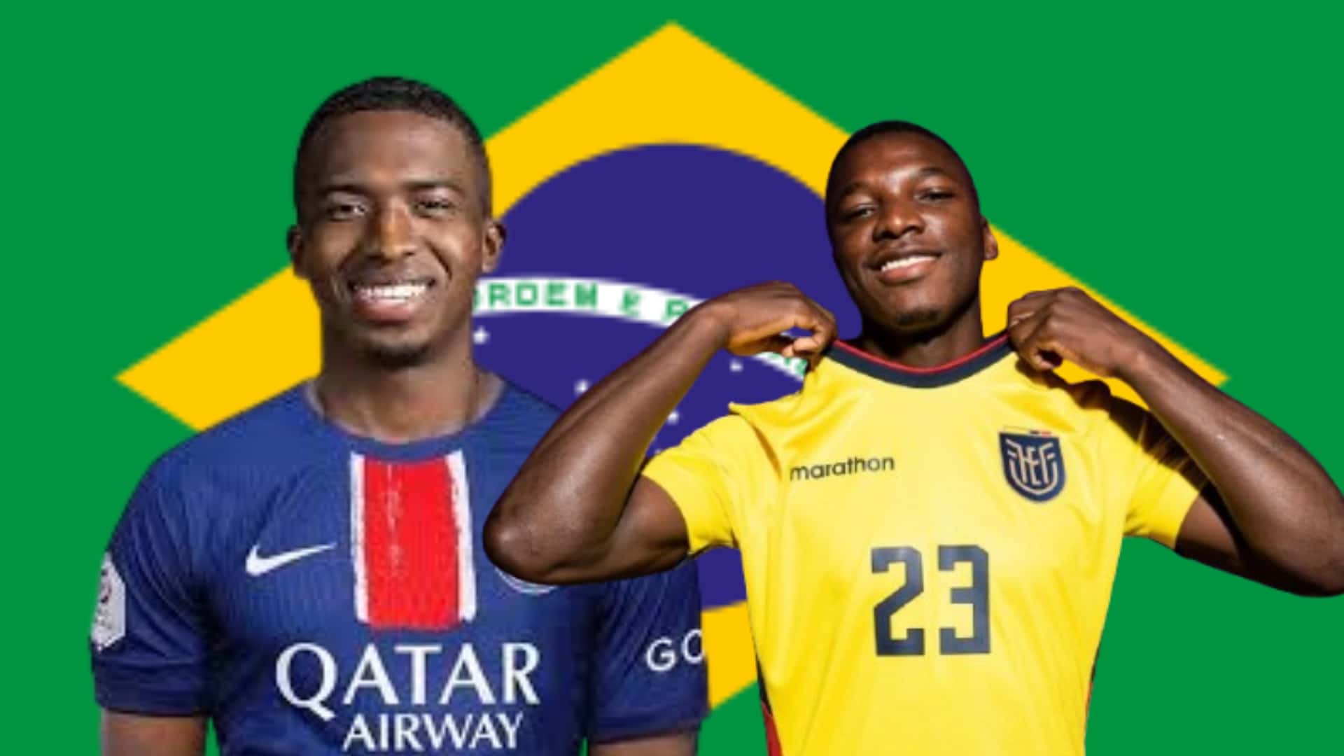 William Pacho y Moisés Caicedo