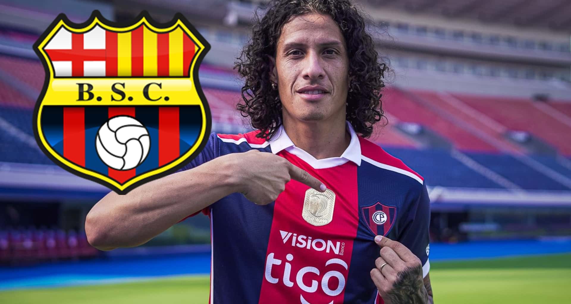 William Riveros dejó Barcelona SC este 2022 y su nuevo club es Cerro Porteño donde lo recibieron por todo lo alto