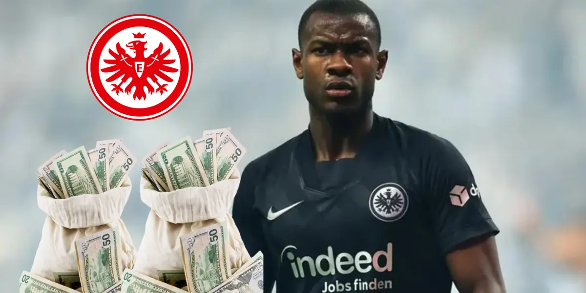 La rompe en Eintracht Frankfurt y se destapó a cuánto venderían a Willian Pacho 