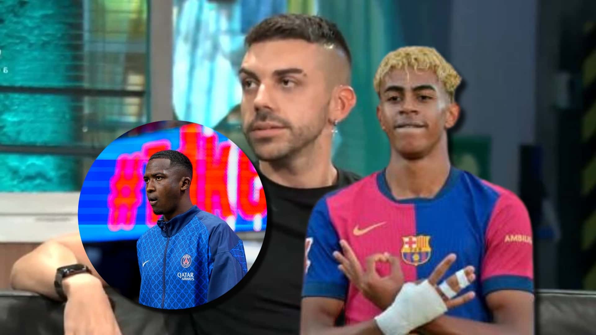 Willian Pacho-Lamine Yamal / Foto: ESPN