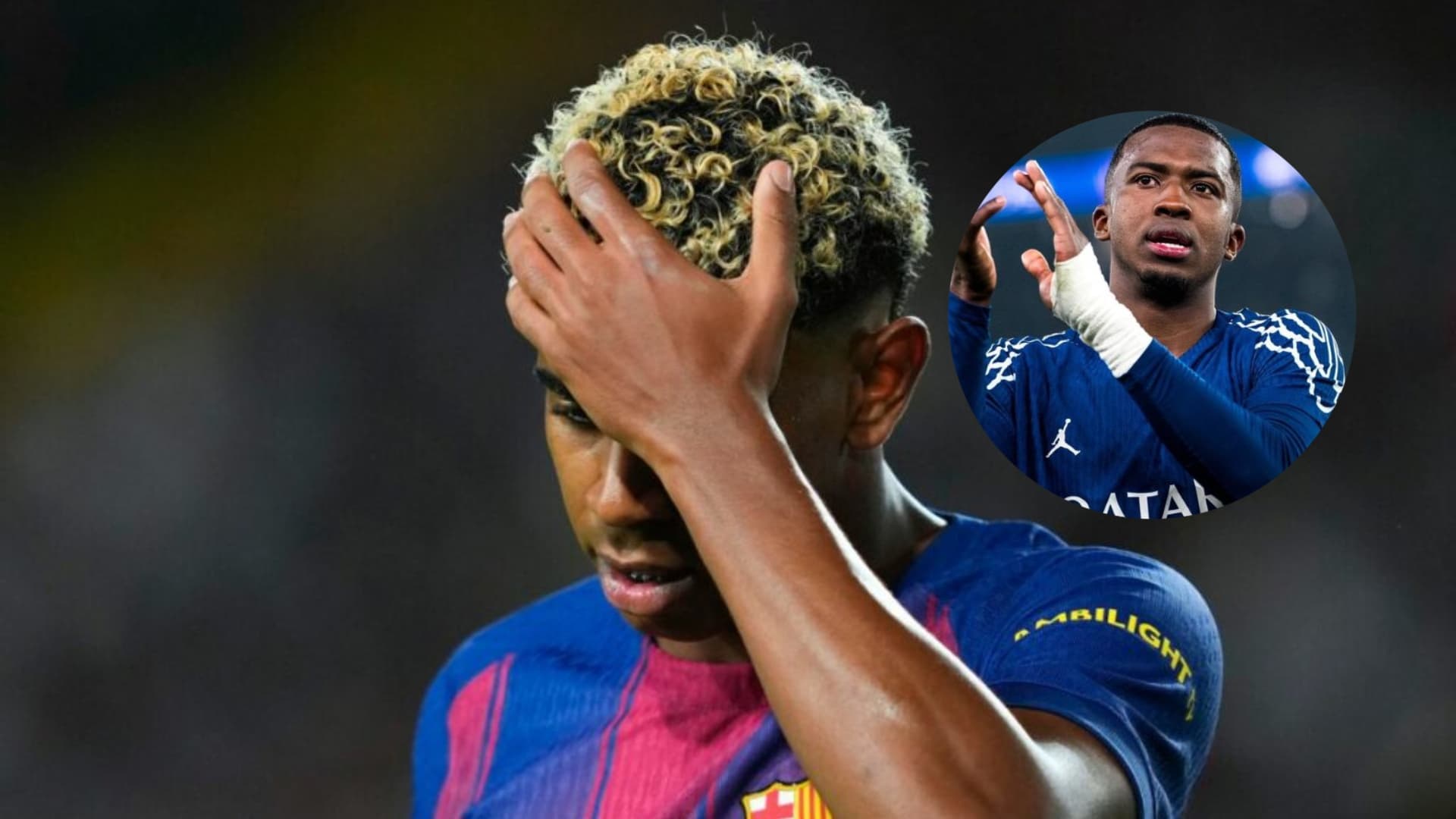 Willian Pacho-Lamine Yamal / Foto: Infobae
