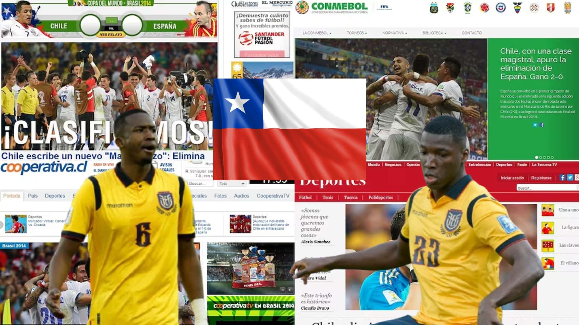 Willian Pacho y Moisés Caicedo / Foto de: El Futbolero Ecuador