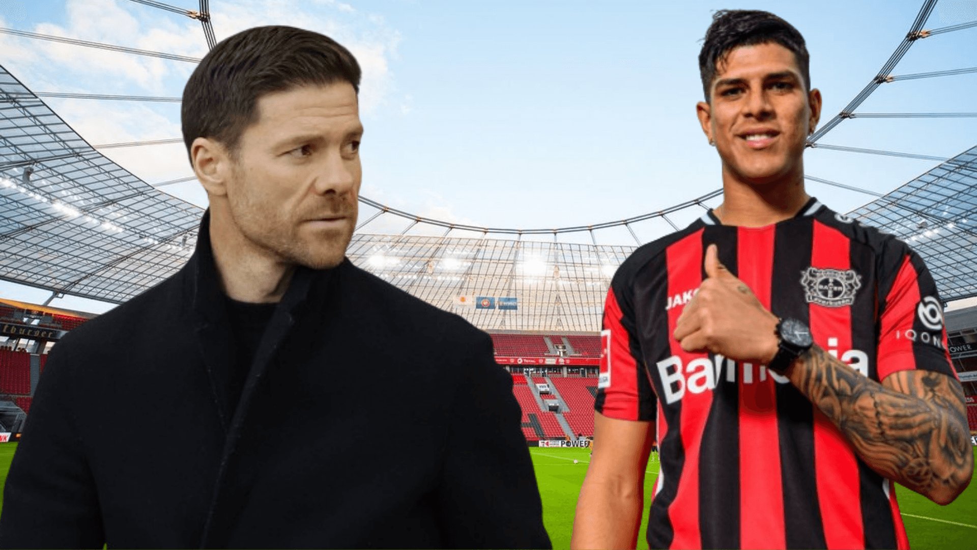 Xabi Alonso terminó sacando a Pieor Hincapié al final