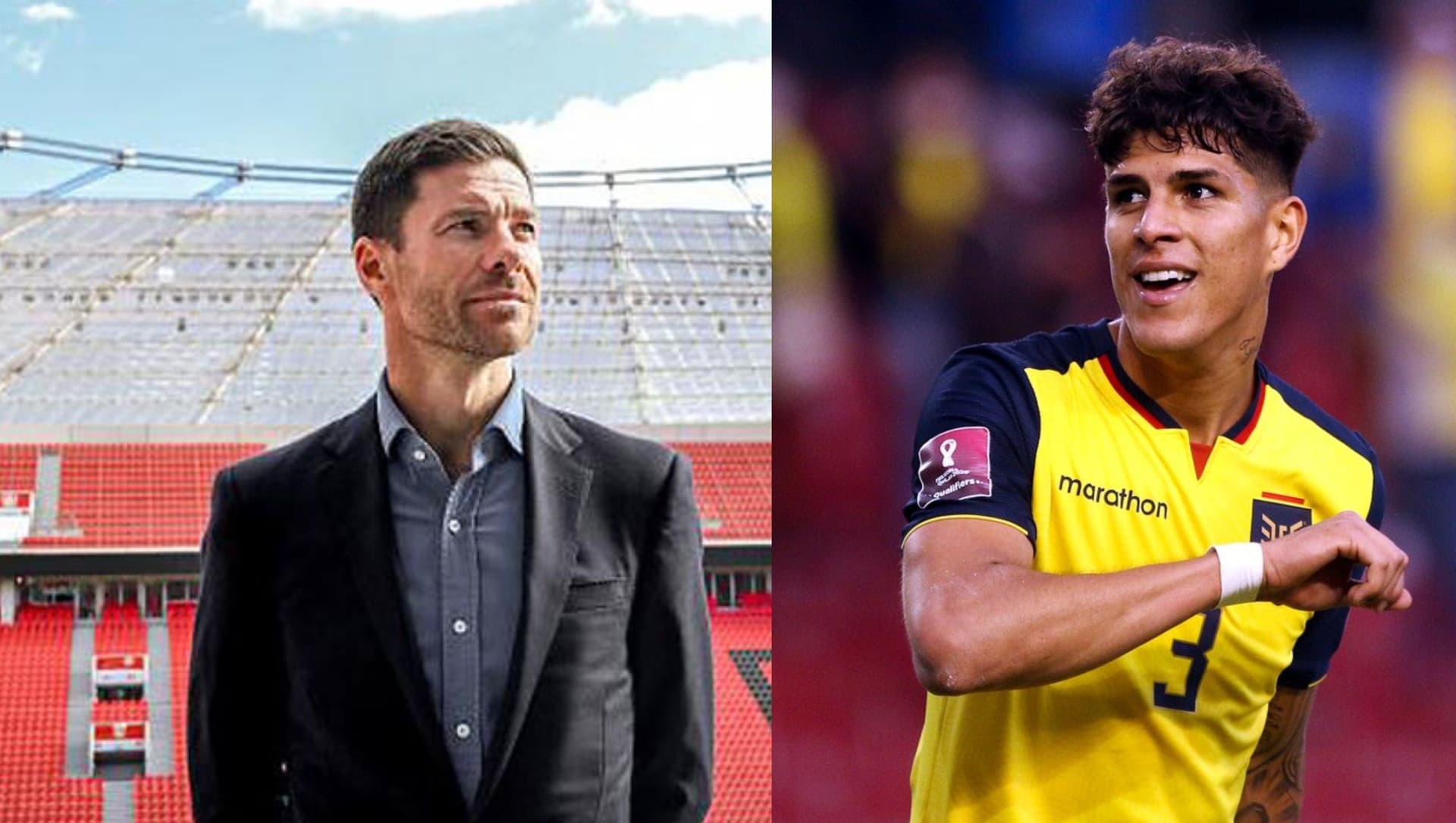 Xabi Alonso tomó su primera decisión con el ecuatoriano Piero Hincapié