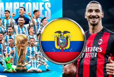 Zlatan se enojó por como festejaron los argentinos luego del mundial