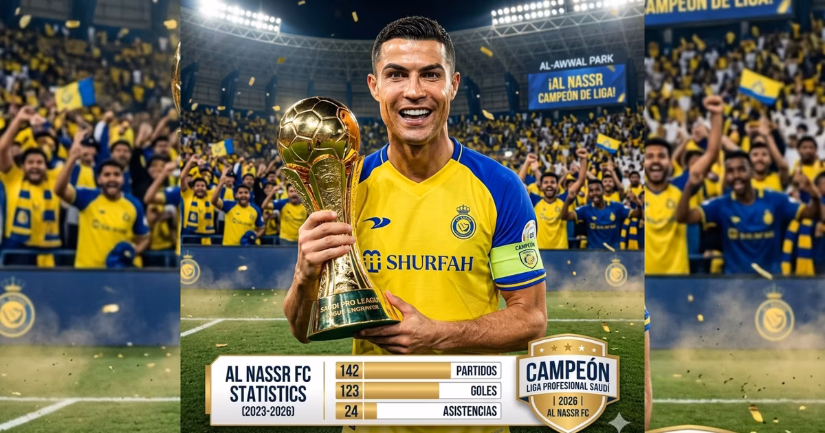 CR7 campeón en Arabia