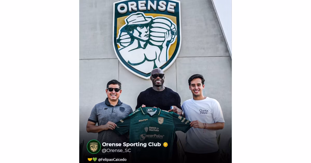 Felipe Caicedo unió fuerzas con Orense