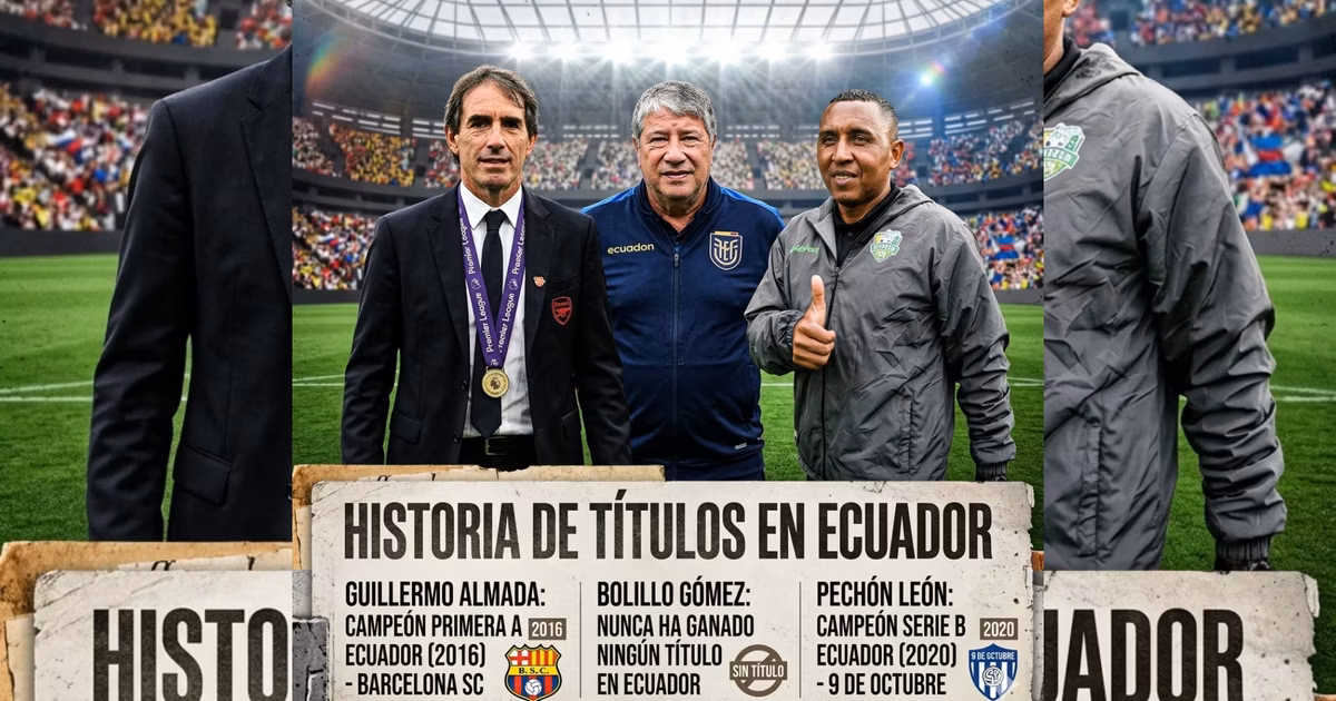 Almada, Bolillo Gómez y Pechón León