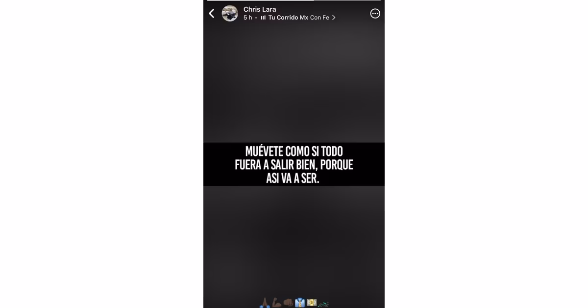 El estado que publicó Diablito Lara antes que lo agarre la policía
