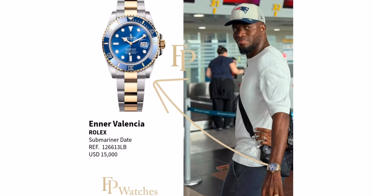 Enner Valencia y su Rolex