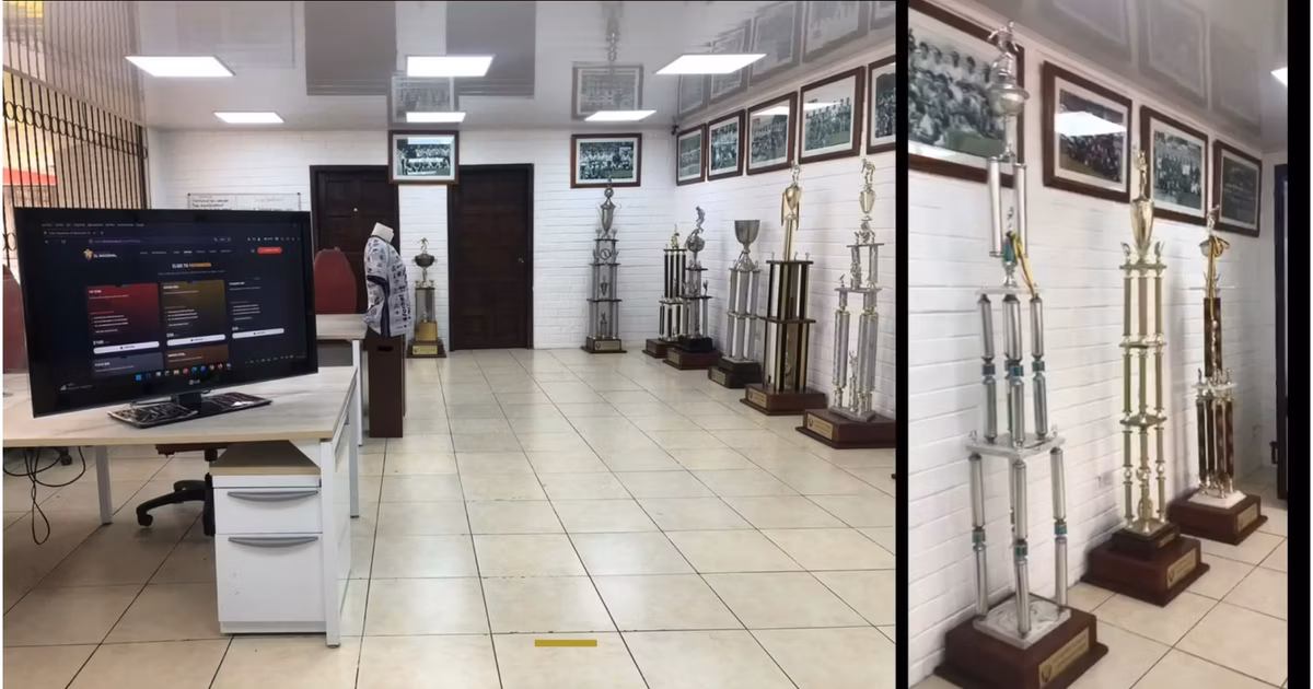 Los trofeos de El Nacional