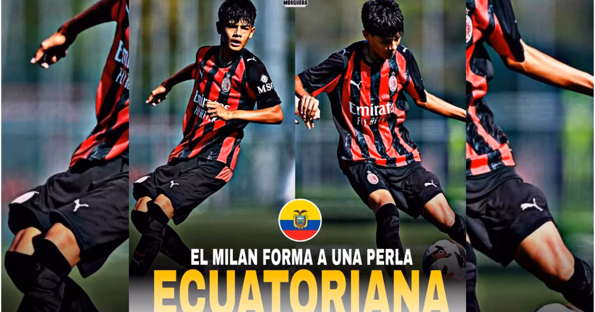 Daniel Amagua, promesa del AC Milan
