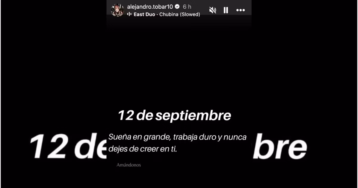 Alejandro Tobar en su Instagram