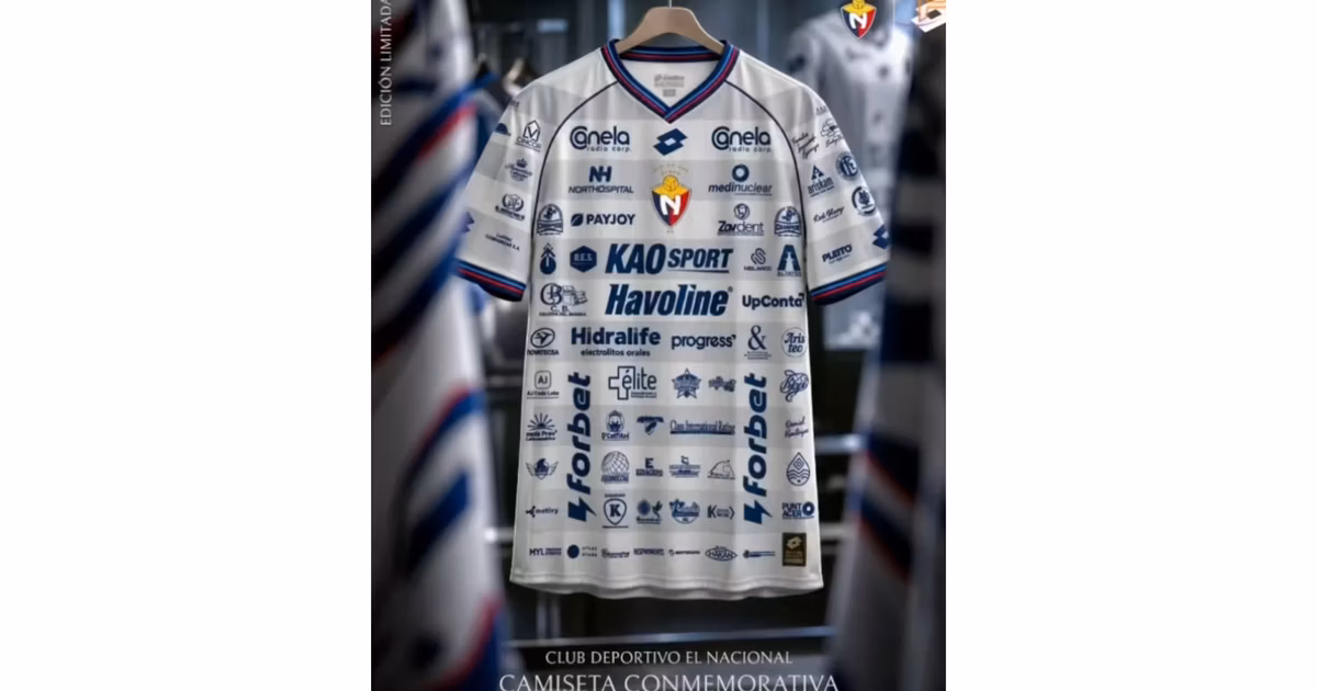 La camiseta de El Nacional fue elegida como la más fea del mundo en septiembre
