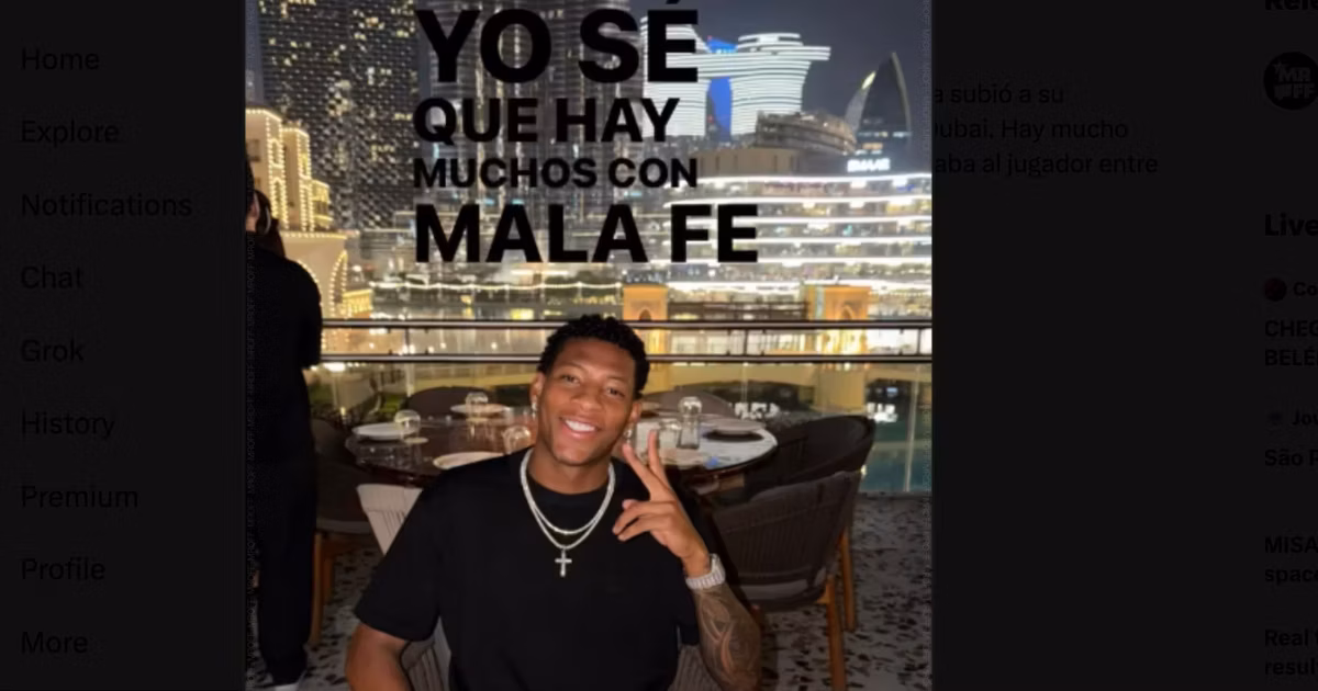 Gonzalo Plata provoca malestar en Flamengo por irse a Dubái sin permiso
