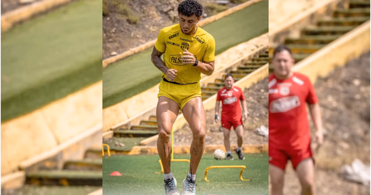 Joao Rojas entrenado