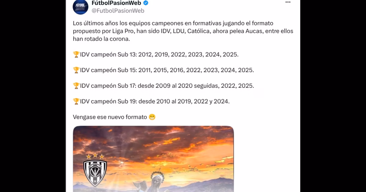 Los datos de las formativas de IDV