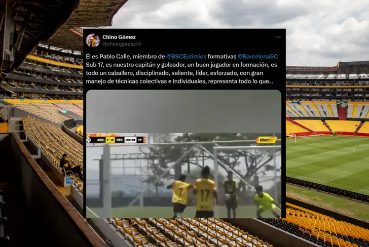 Post de Luis Gómez sobre el potencial de Pablo Calle