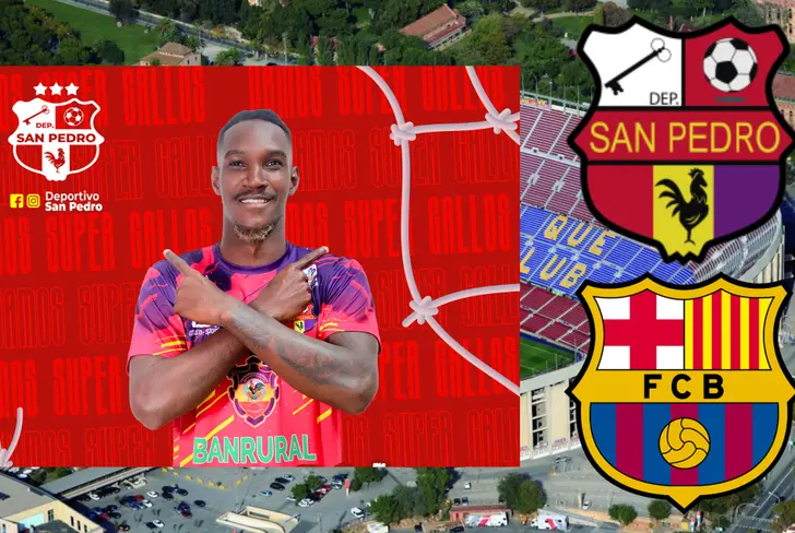 Relación entre Deportivo San Pedro y FC Barcelona (Foto tomada de: Deportivo San Pedro)