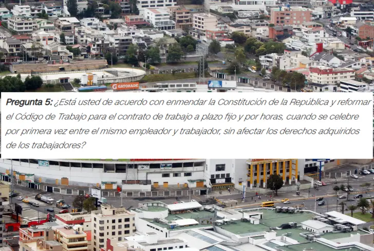 Pregunta E de la Consulta Popular 2024