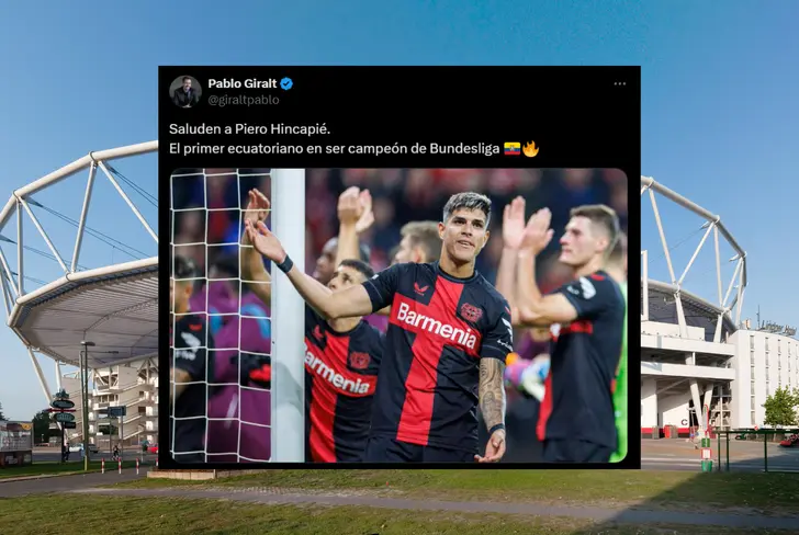 Mensaje de Pablo Giralt tras el campeonato de Piero Hincapié
