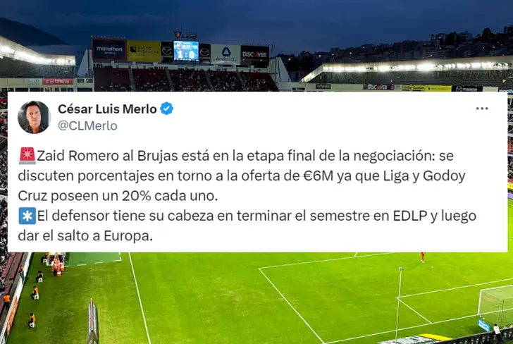 Porcentaje que tiene Liga de Quito por Zaid Romero