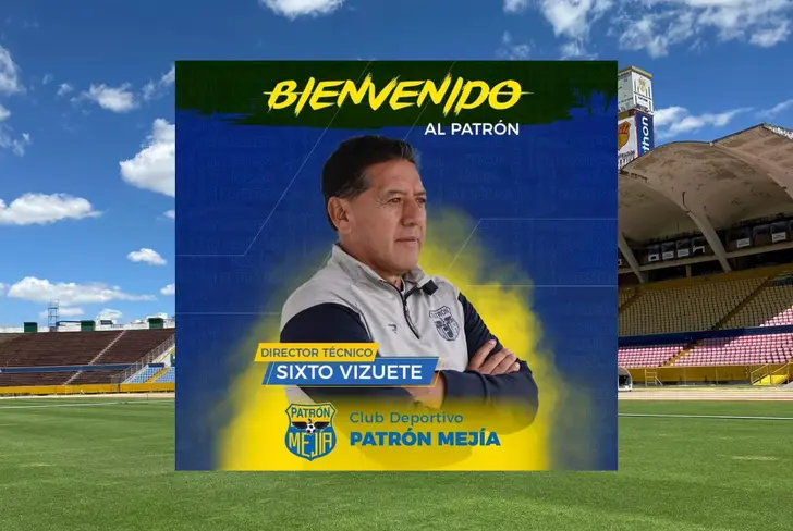 Sixto Vizuete técnico del Patrón Mejía