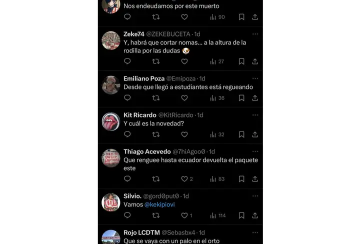 Captura de X