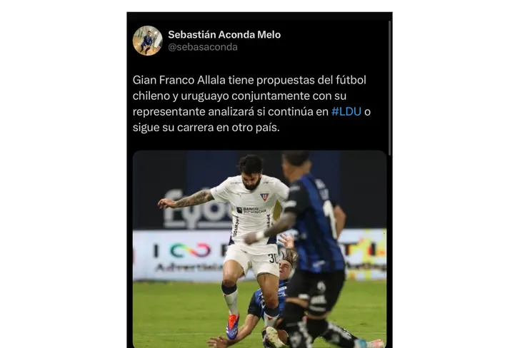 Captura de X