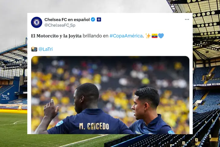 Apodos que le pusieron en el Chelsea a Moisés Caicedo y Kendry Páez
