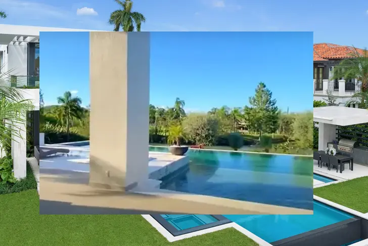 Piscina de la mansión de Enner Valencia (Foto tomada de: X)
