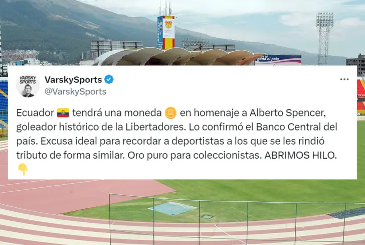 Varsky sobre la moneda que le sacaron a Alberto Spencer