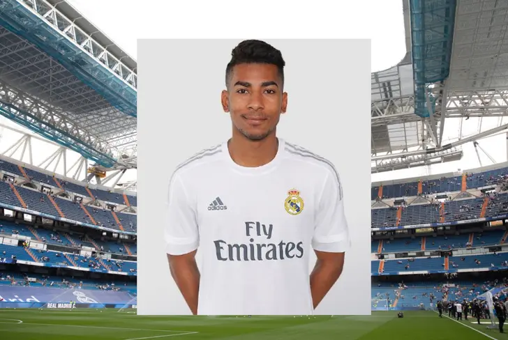 Jordan Gaspar en el Real Madrid