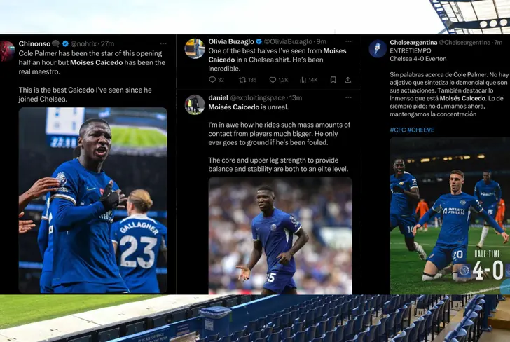 Comentarios de los hinchas del Chelsea sobre Moisés Caicedo