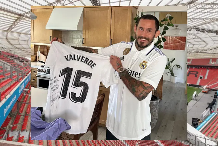Regalo de Federico Valverde con Marlon Vera