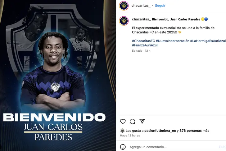 Tomado de Instagram