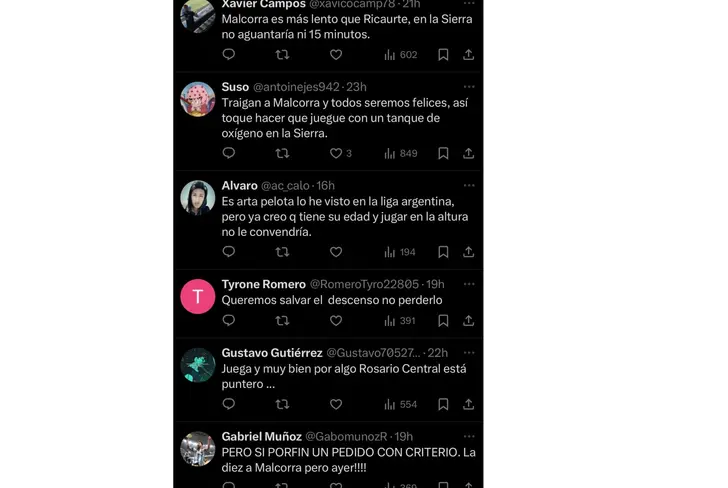 Captura de X