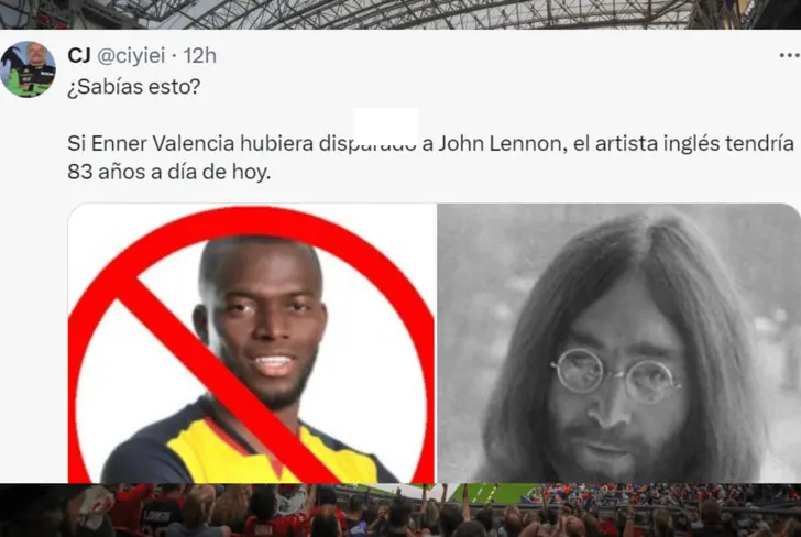 Meme de Enner Valencia y su mala puntería