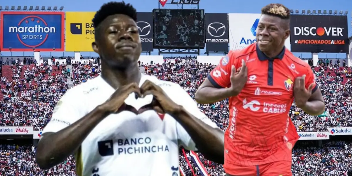 Mientras en LDU no tiene minutos, lo que hizo Cabeza previo al partido con El Nacional