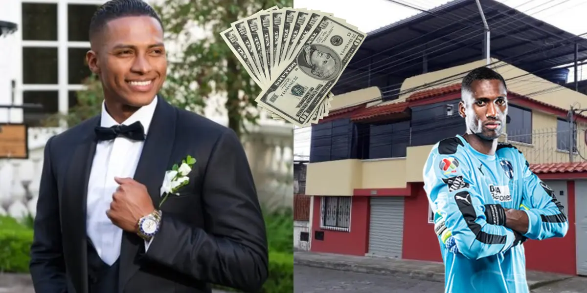 Alexander Domínguez fue quien decidió invertir en su domicilio con el dinero que empezó ganando en Liga de Quito. Antonio Valencia en cambio decidió gastarse en algo muy distinto