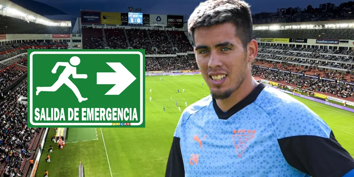 Andrés Zanini (Foto tomada de: Primicias/Liga de Quito/Extintor)