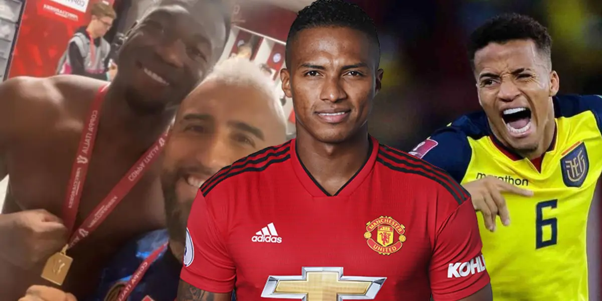 Antonio Valencia le dio una lección a Felipe Caicedo por burlarse de Byron Castillo