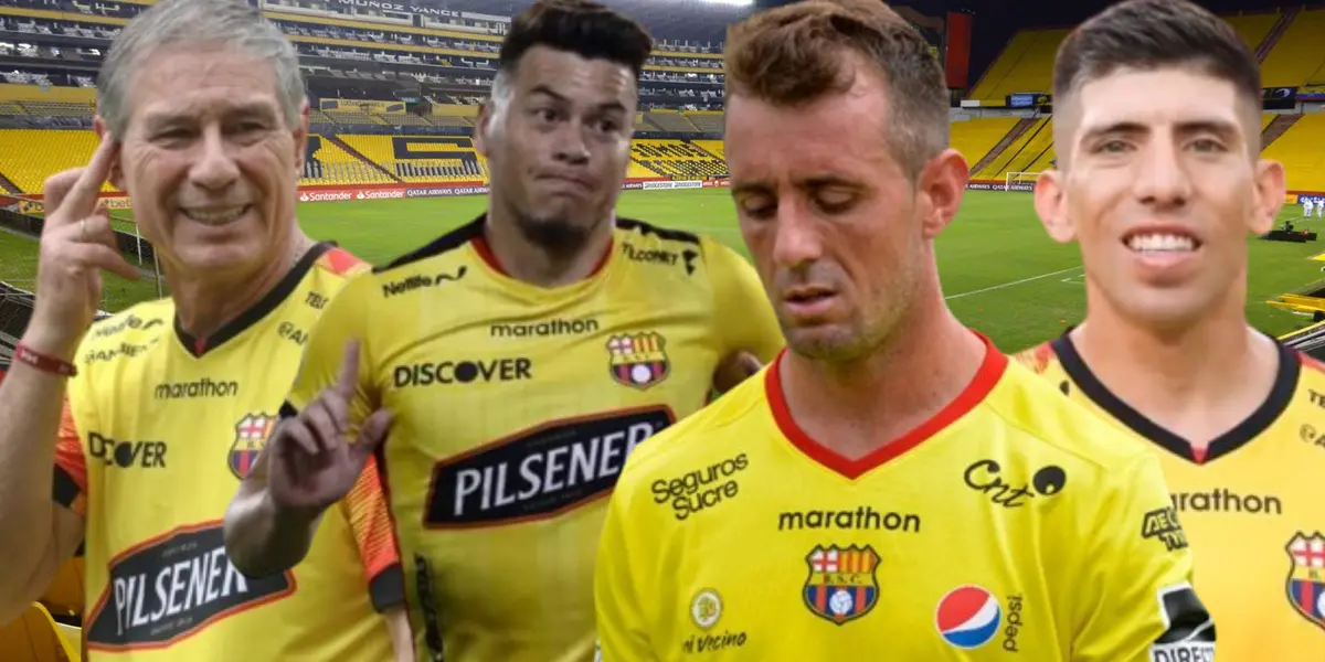 Con razón no los ponía, los 3 jugadores que no rindieron con Barcelona SC en Libertadores