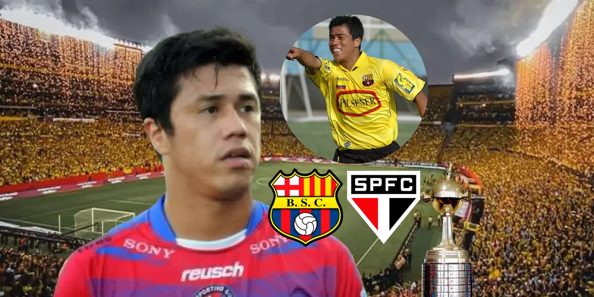 Luce irreconocible, Armando Paredes reapareció antes del Barcelona SC vs Sao Paulo 